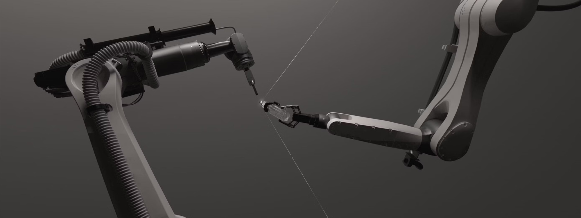 Two robotic arms